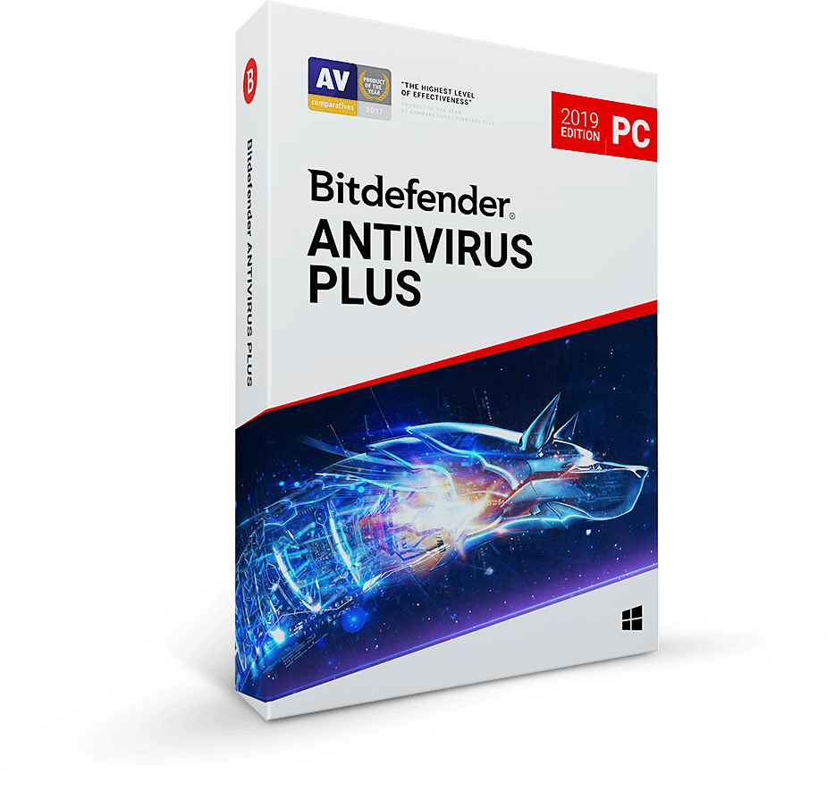 Bitdefender Antivirus Plus 2019 (3 Devices/3 Years)