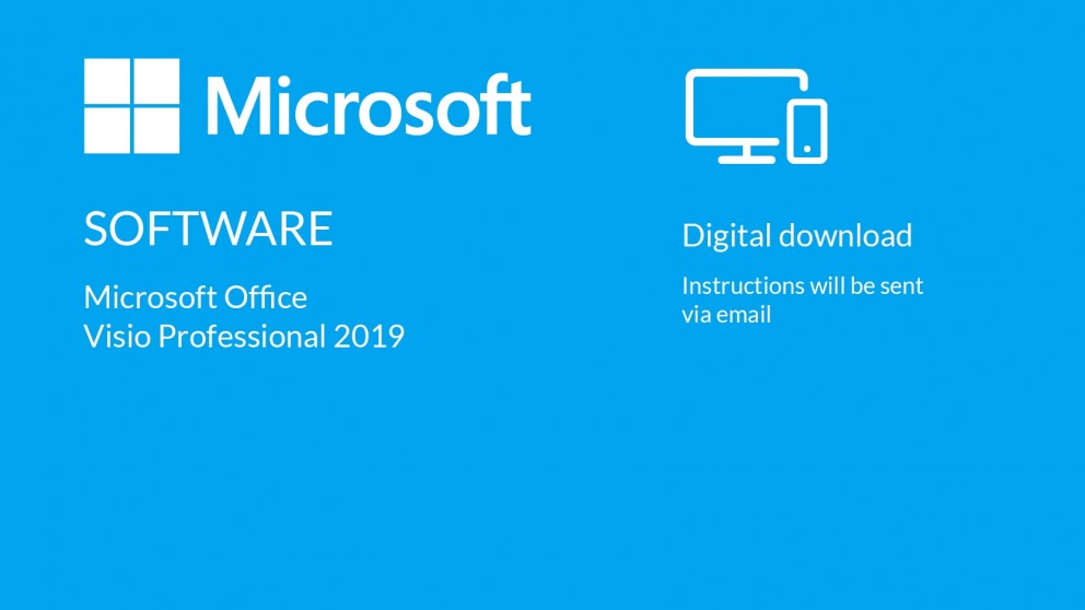 Microsoft Office Visio Professional 2019 Digital Download