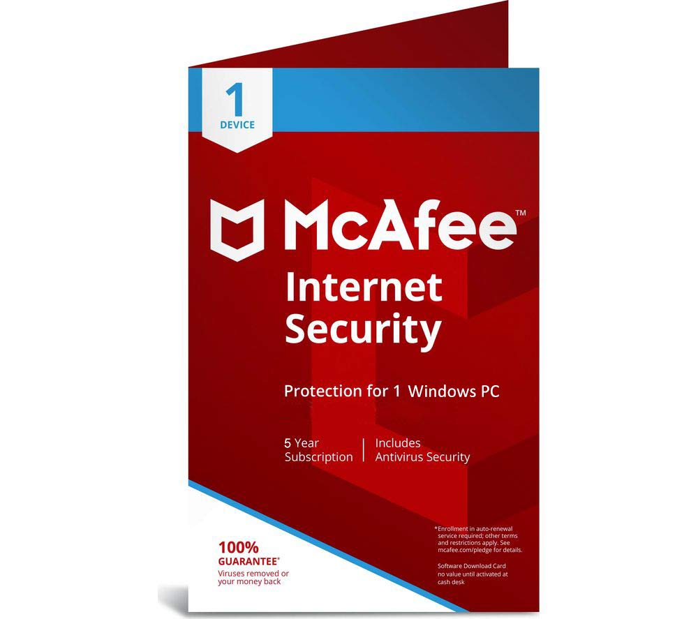Mcafee Internet Security 5 Years 1 pc